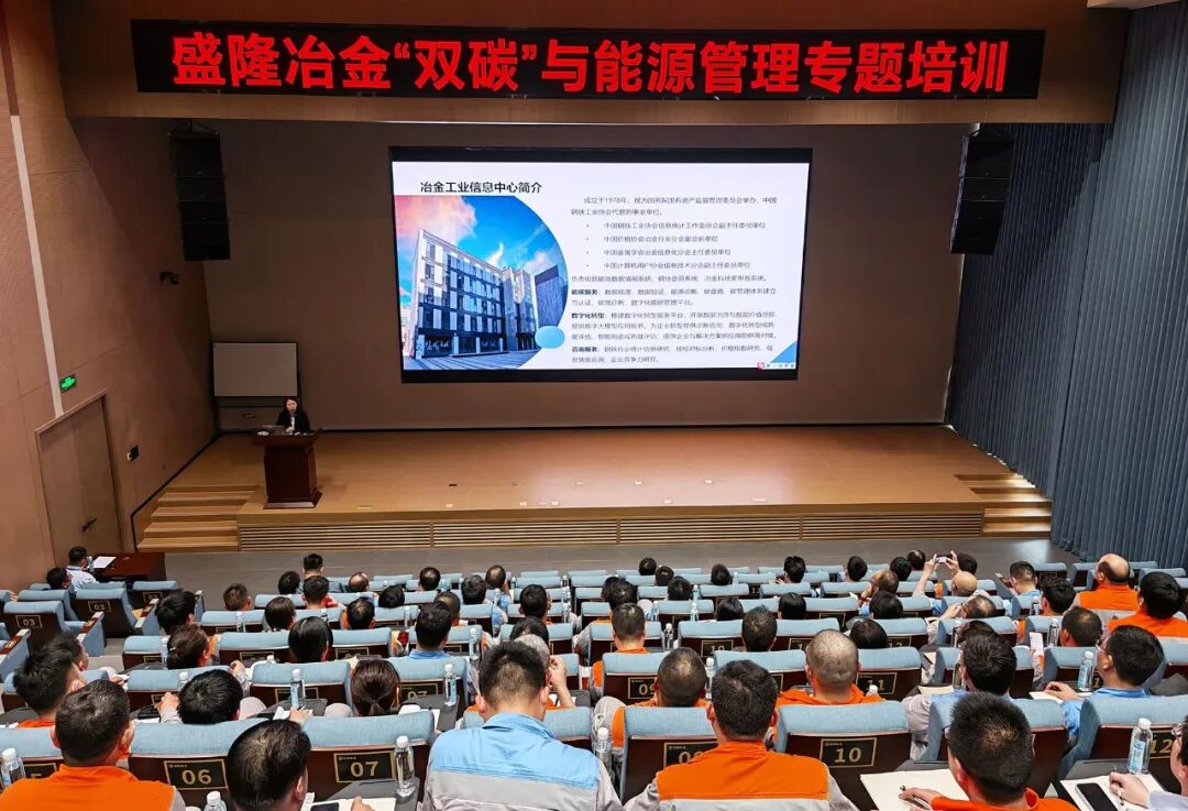 信息中心应邀为盛隆冶金开展“双碳与能源管理”专项培训